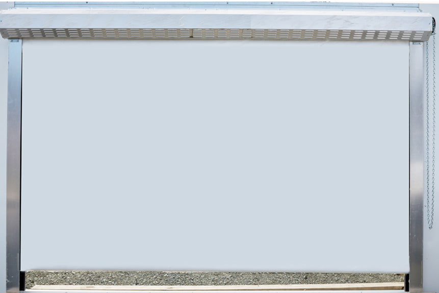 Insulated Roll-Up Door, Chain-Operated