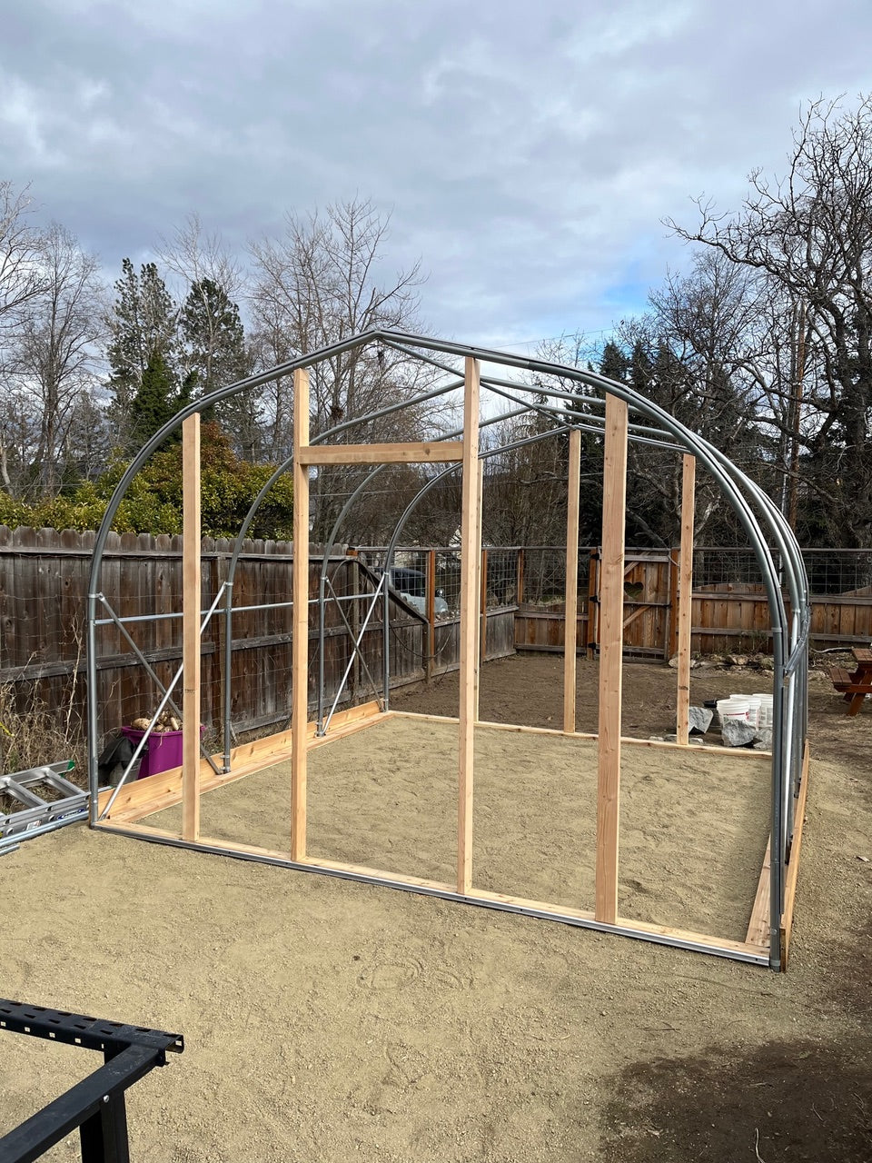 Traditional Greenhouse Frames - 12' wide